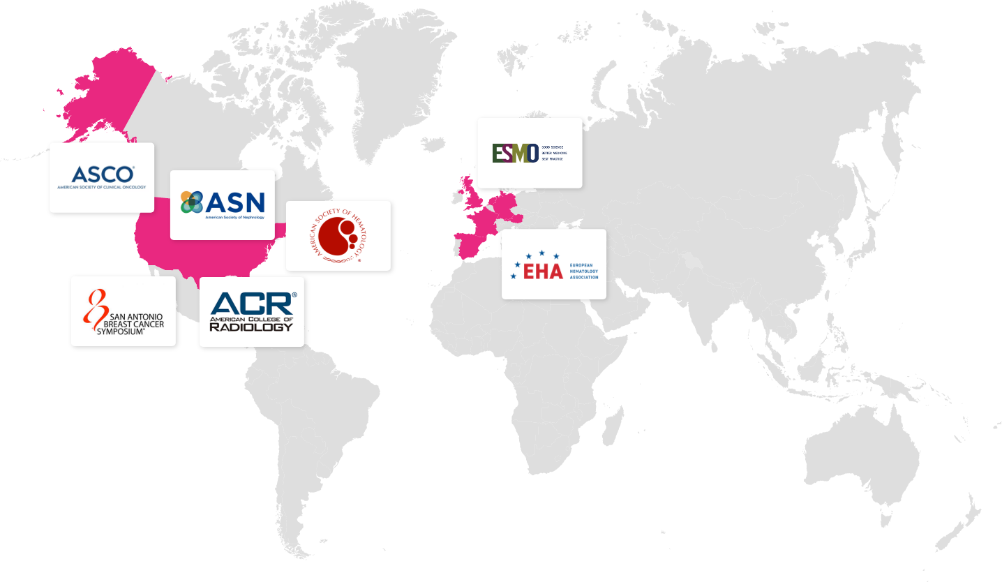 Conference highlights world map